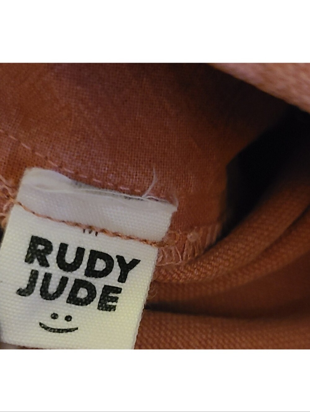 Rudy Jude High Season Wide Leg Raw Hem Pant High Waist Terracotta Resortwear 26 - Picture 5 of 14
